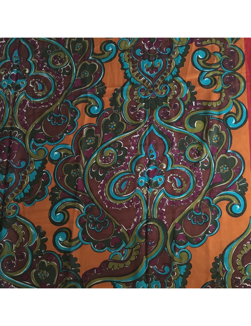 YVES SAINT LAURENT wool and silk shawl