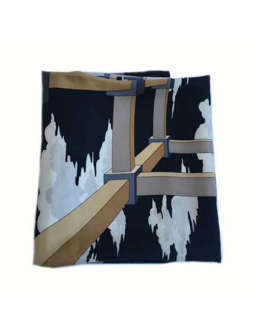 HERMES A.M. CASSANDRE for HERMES square silk