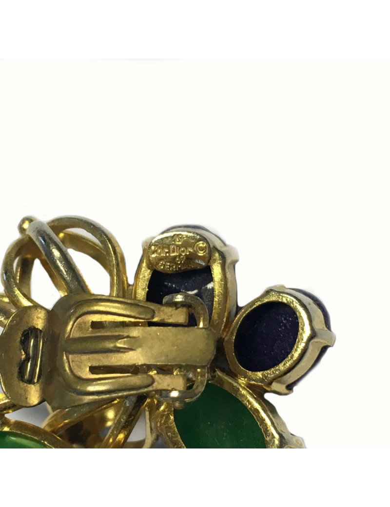 Boucles d'oreille clips DIOR vintage