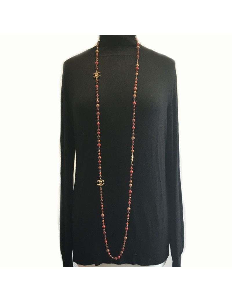 Long necklace CHANEL pearls