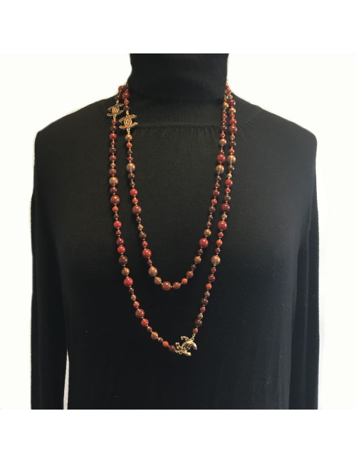 Long necklace CHANEL pearls