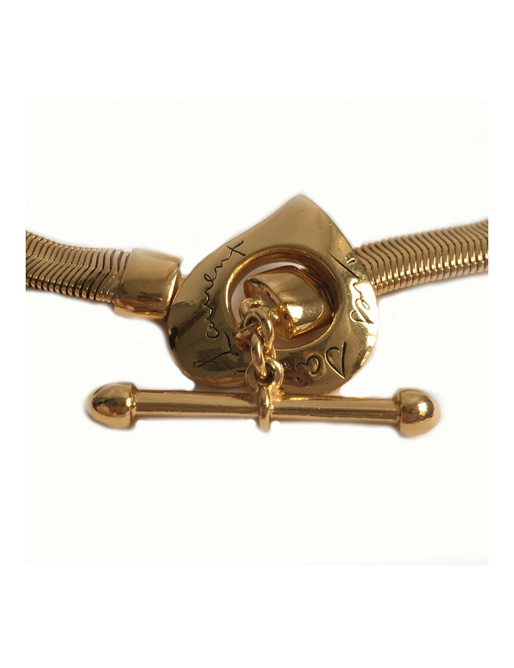 Ceinture YVES SAINT LAURENT maille serpent vintage