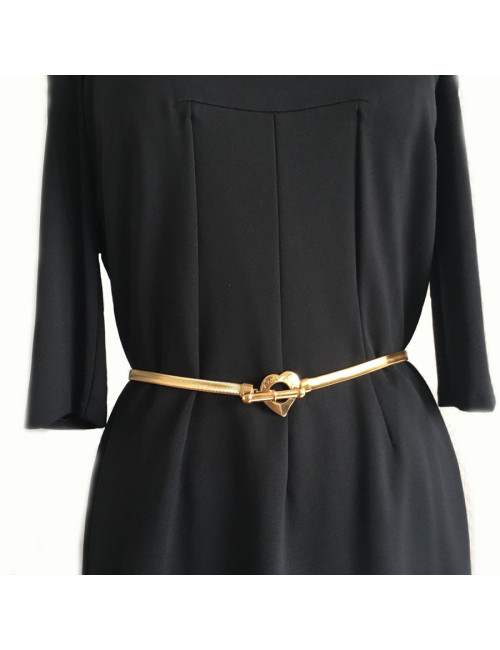 Ceinture YVES SAINT LAURENT maille serpent vintage