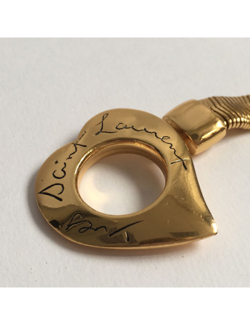 Belt YVES SAINT LAURENT mesh vintage snake