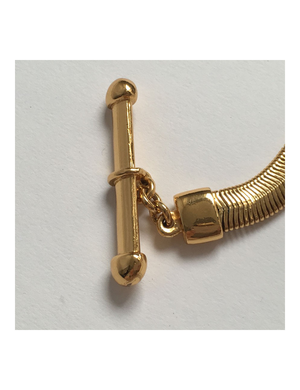 Belt YVES SAINT LAURENT mesh vintage snake