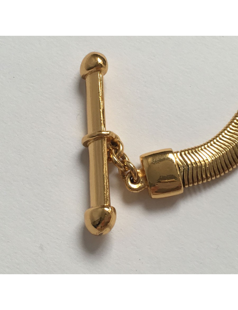 Ceinture YVES SAINT LAURENT maille serpent vintage