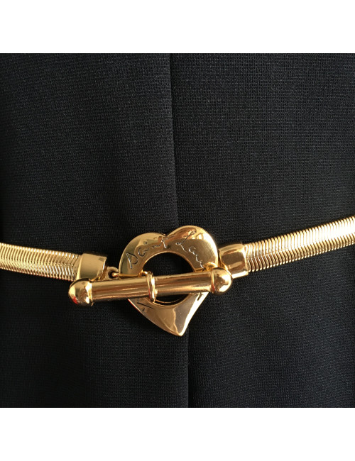 Belt YVES SAINT LAURENT mesh vintage snake