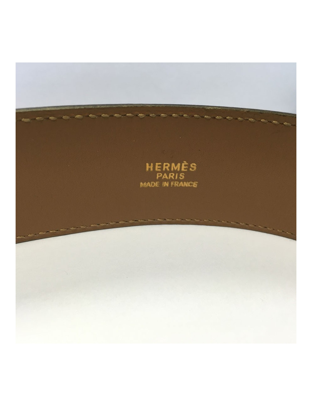 Ceinture Médor HERMES  T 68 gold