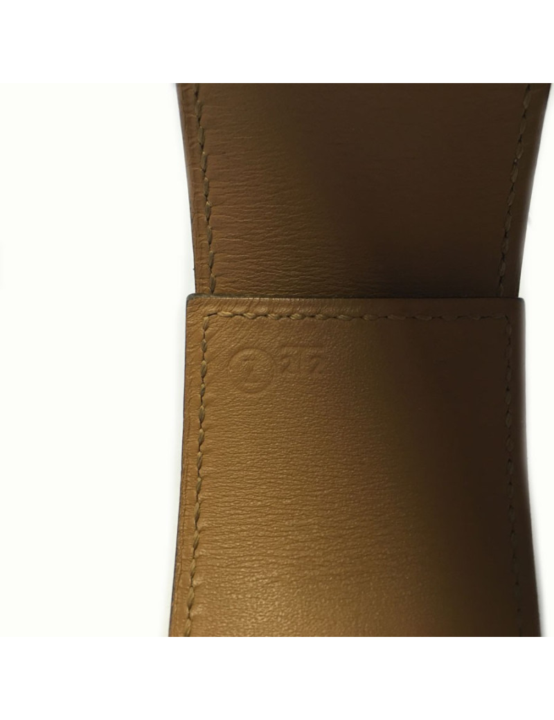 Belt HERMES Medor T 68 gold