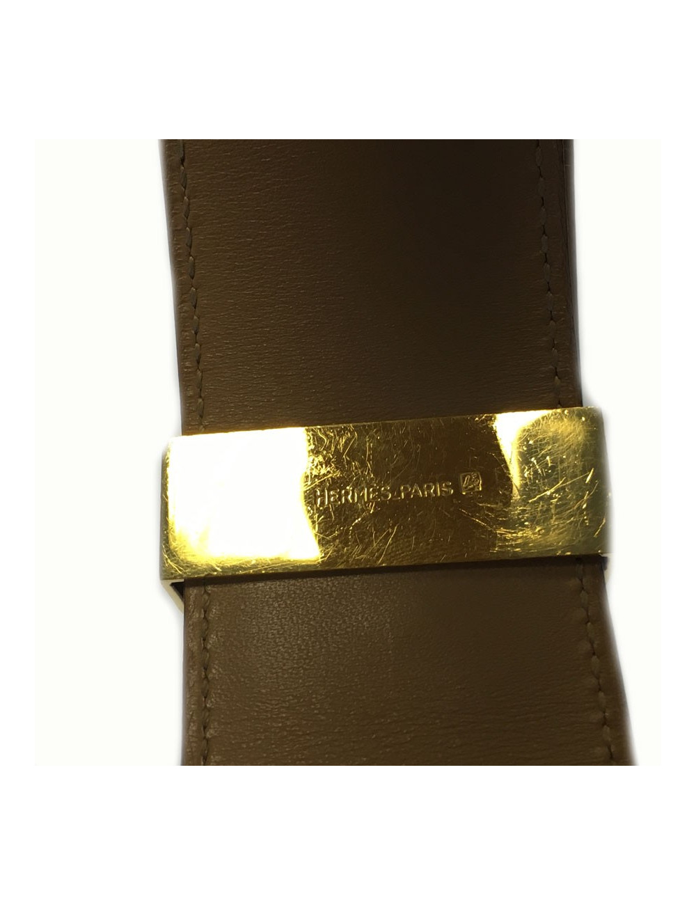 Ceinture Médor HERMES  T 68 gold