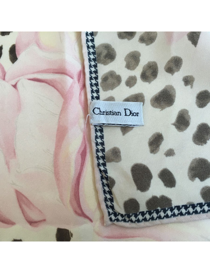 CHRISTIAN DIOR silk scarf