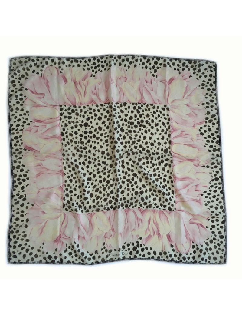 CHRISTIAN DIOR silk scarf