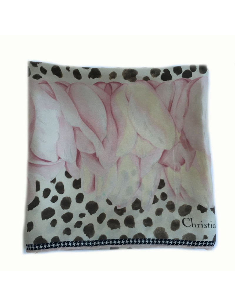 CHRISTIAN DIOR silk scarf