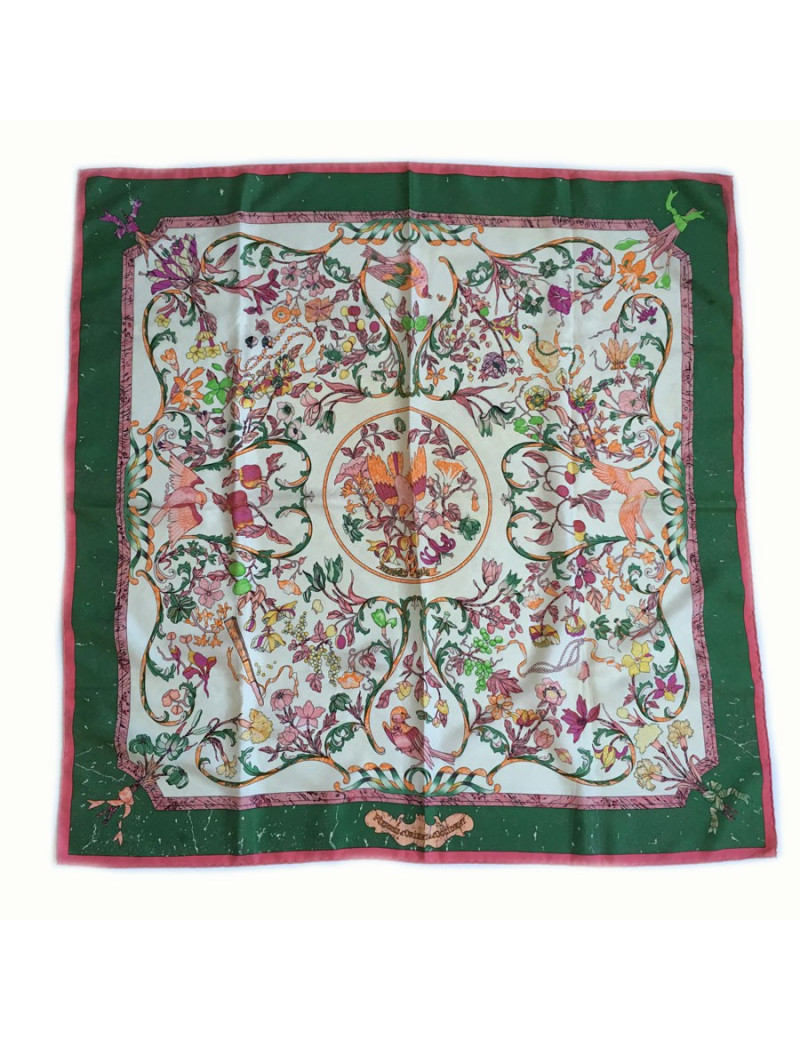 XXX Carré HERMES "Pierres d'Orient et d'Occident" en soie