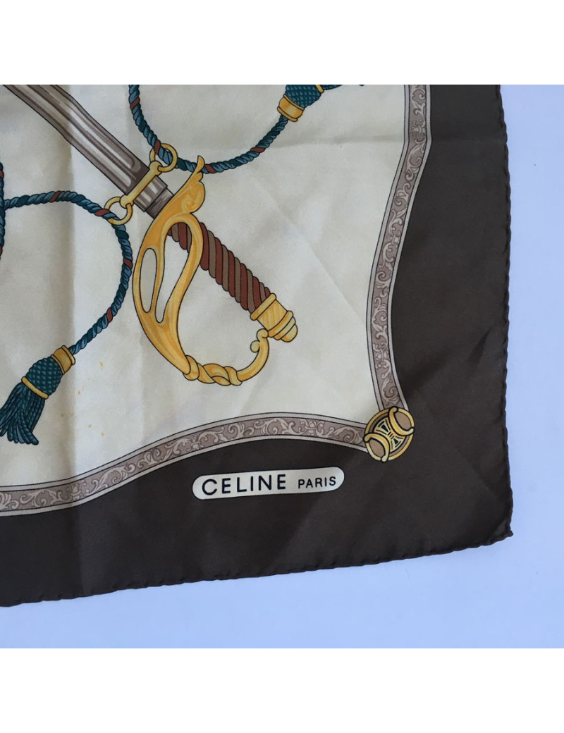 "A name, a style" CELINE scarf silk