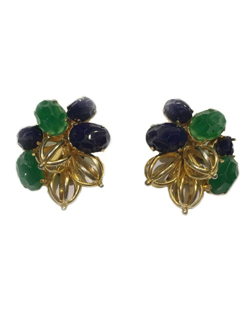 Boucles d'oreille clips DIOR vintage