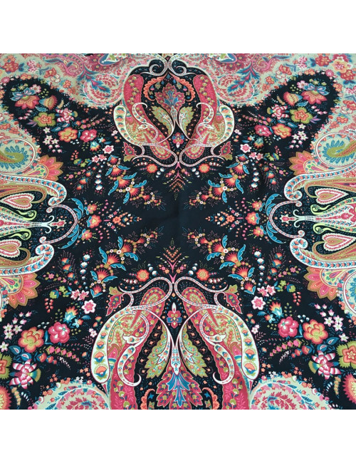 Foulard multicolore en soie ETRO