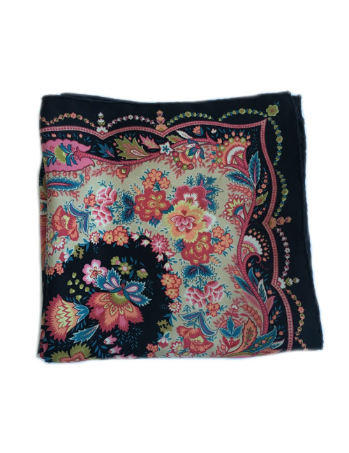 Foulard multicolore en soie ETRO