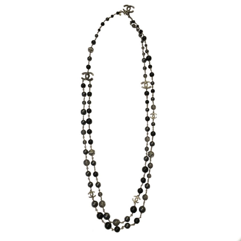 Chanel black pearl necklace 2018  Les Merveilles De Babellou