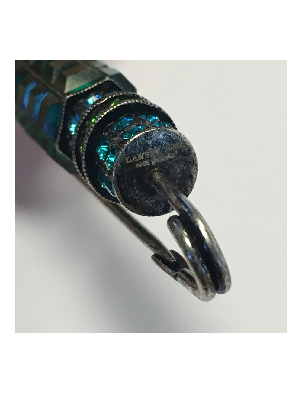 Brooch pin LANVIN in multicolored rhinestones