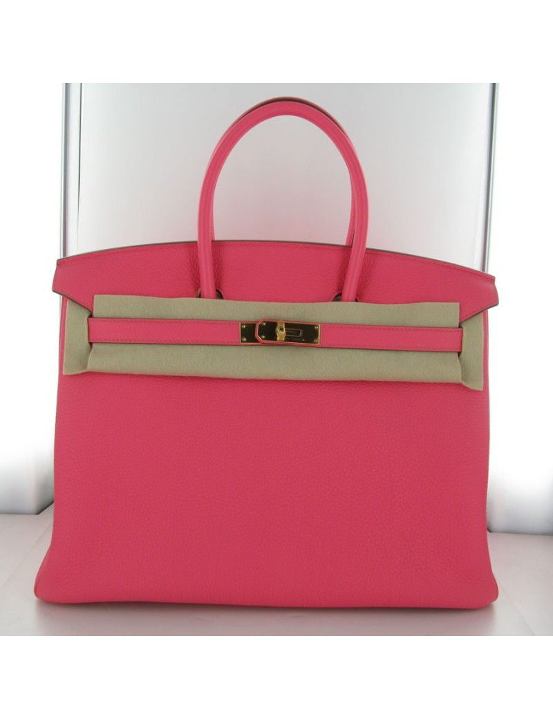 Birkin 35 rose lipstick or HERMÈS