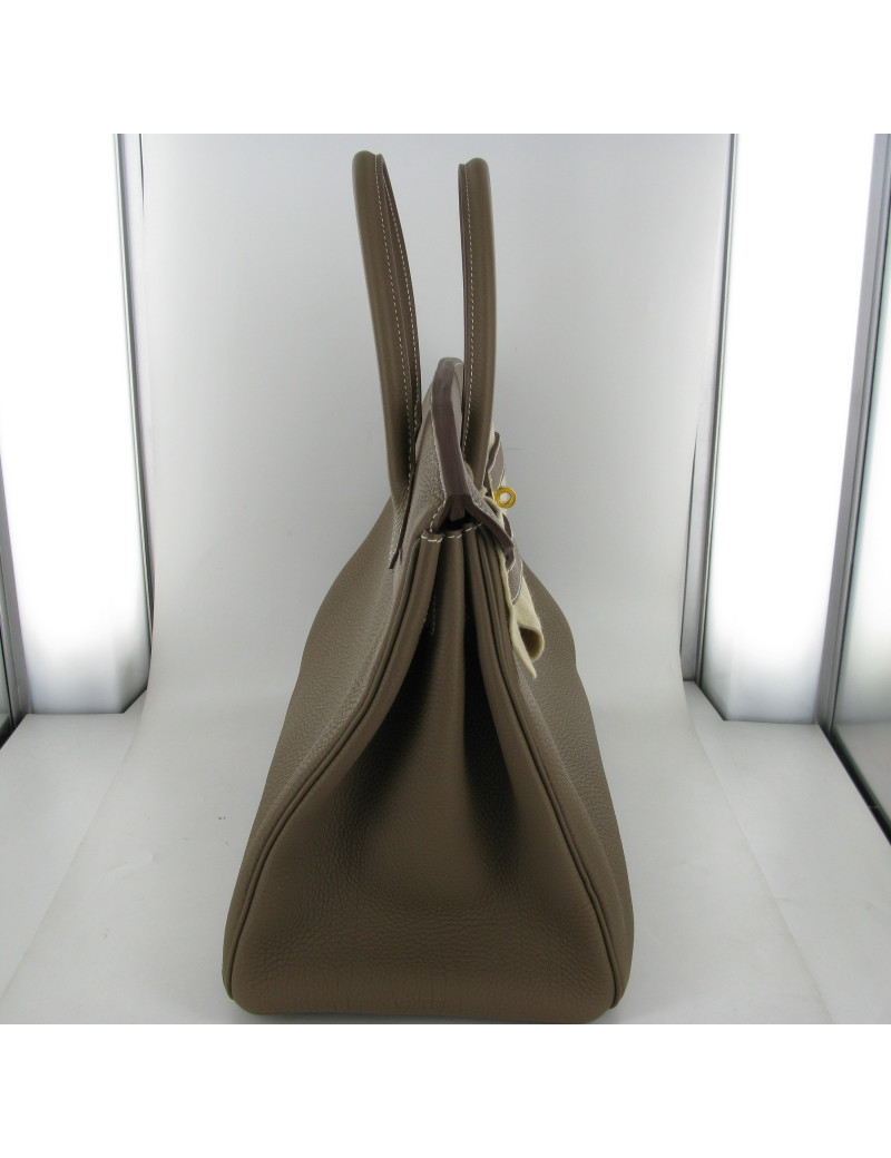 Birkin 35 togo étoupe or HERMES