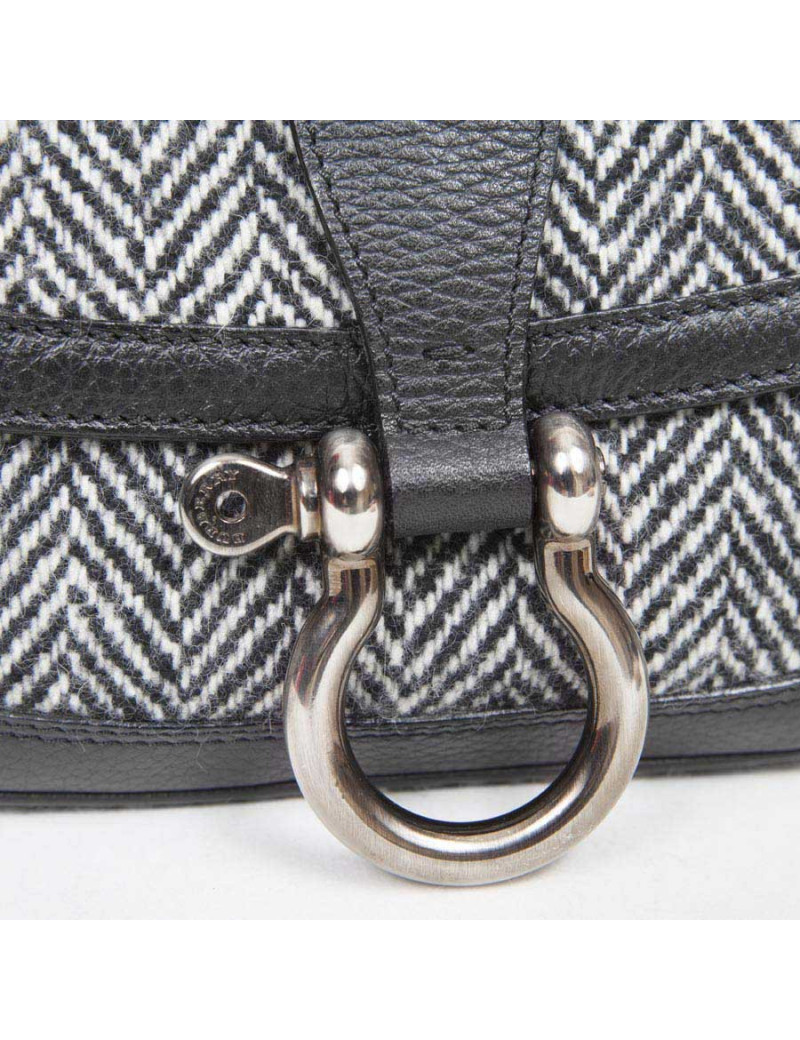 BURBERRY canvas chevron bag