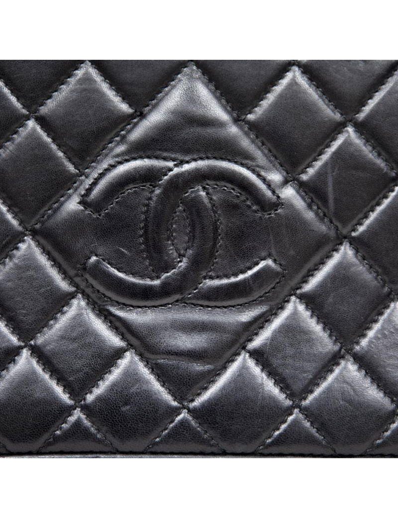CHANEL black lamb Vintage leather bag