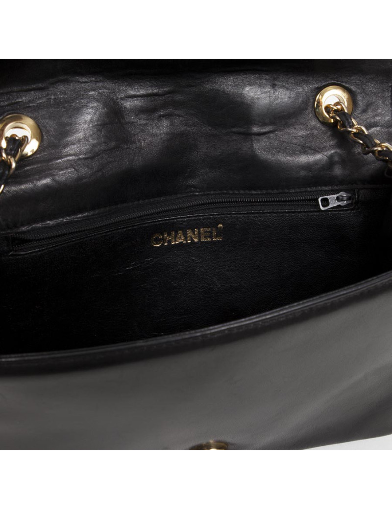 CHANEL black lamb Vintage leather bag