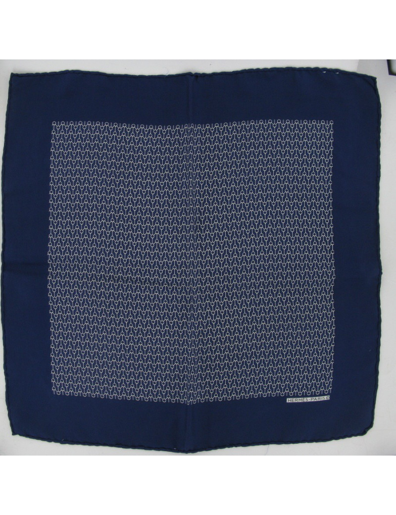 Pochette twill de soie HERMES