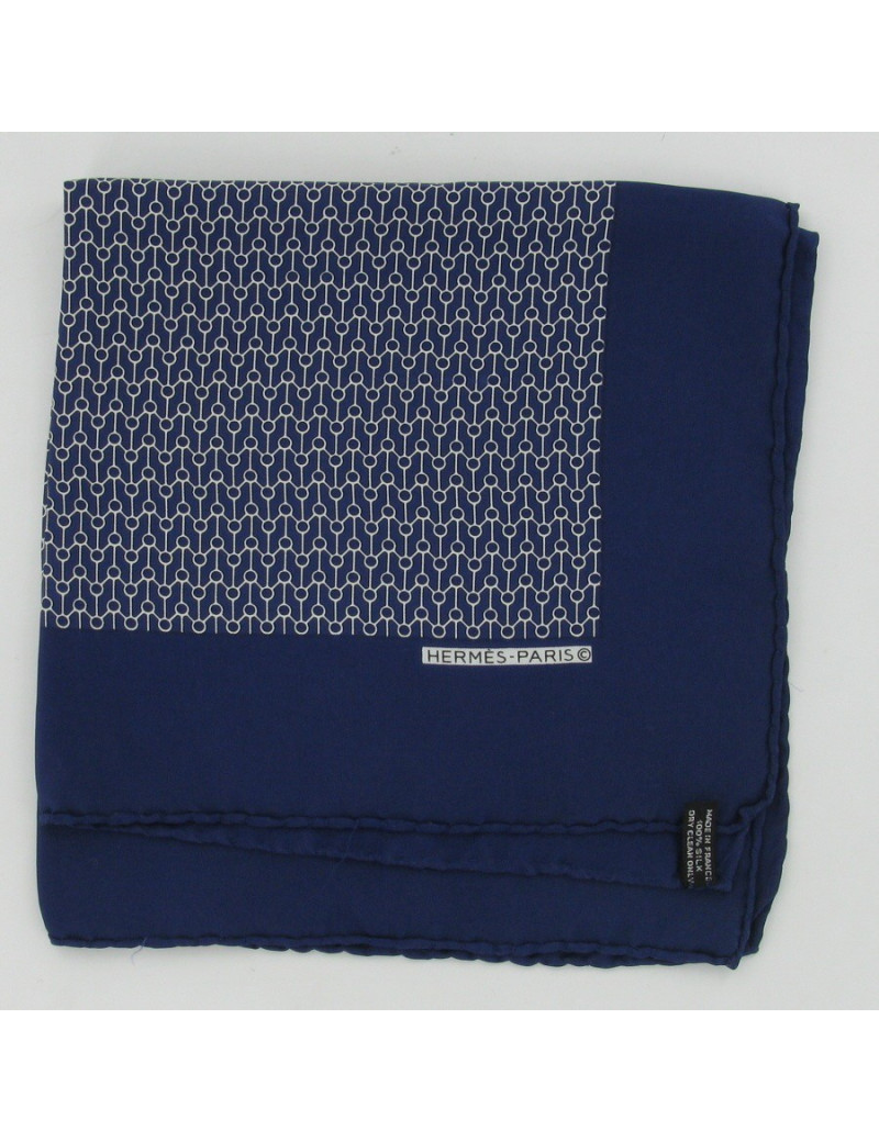 Pochette twill de soie HERMES