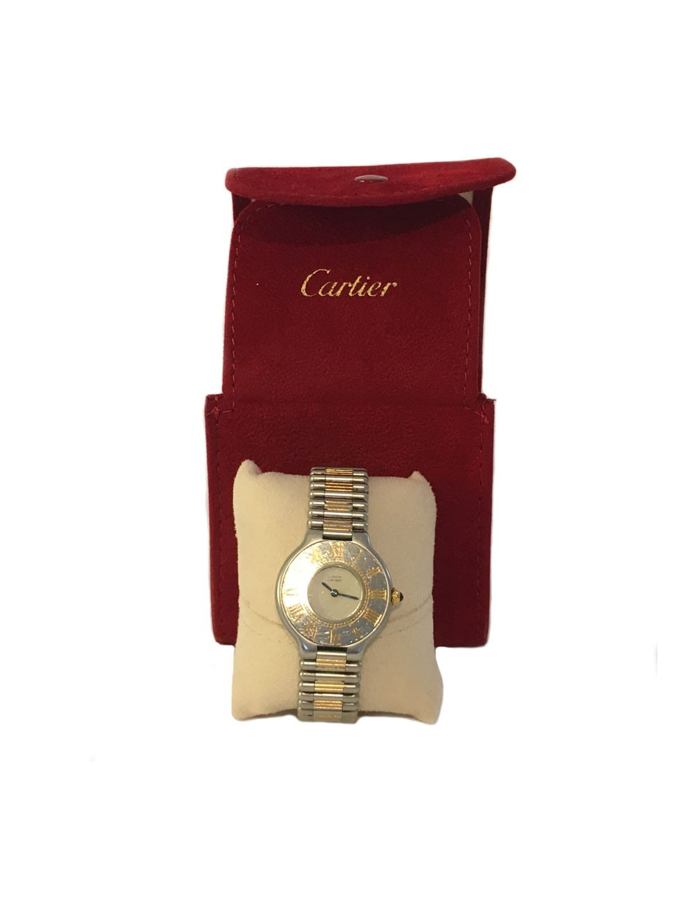 Montre CARTIER "Must 21" en or et acier vintage