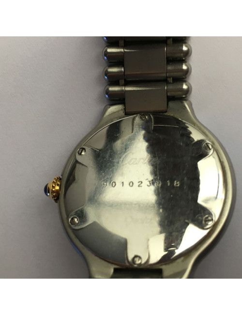 CARTIER "Must 21" watch in gold and steel vintage