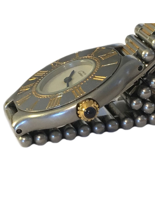 Montre CARTIER "Must 21" en or et acier vintage