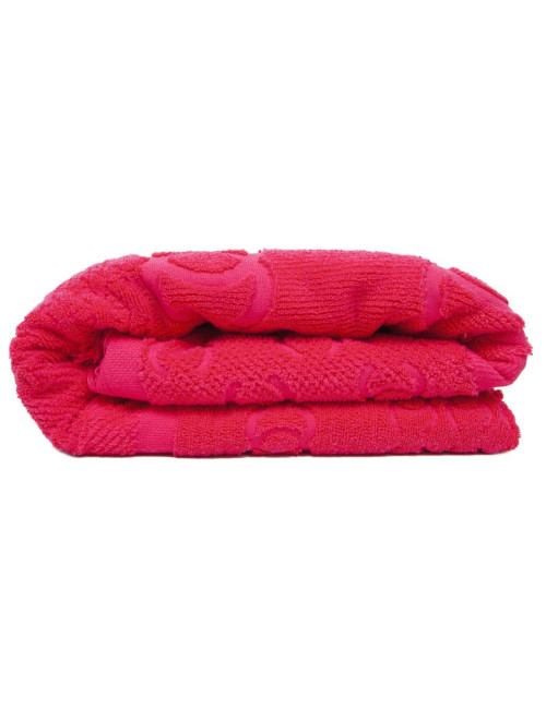 CHANEL beach bag and towel sponge fushia