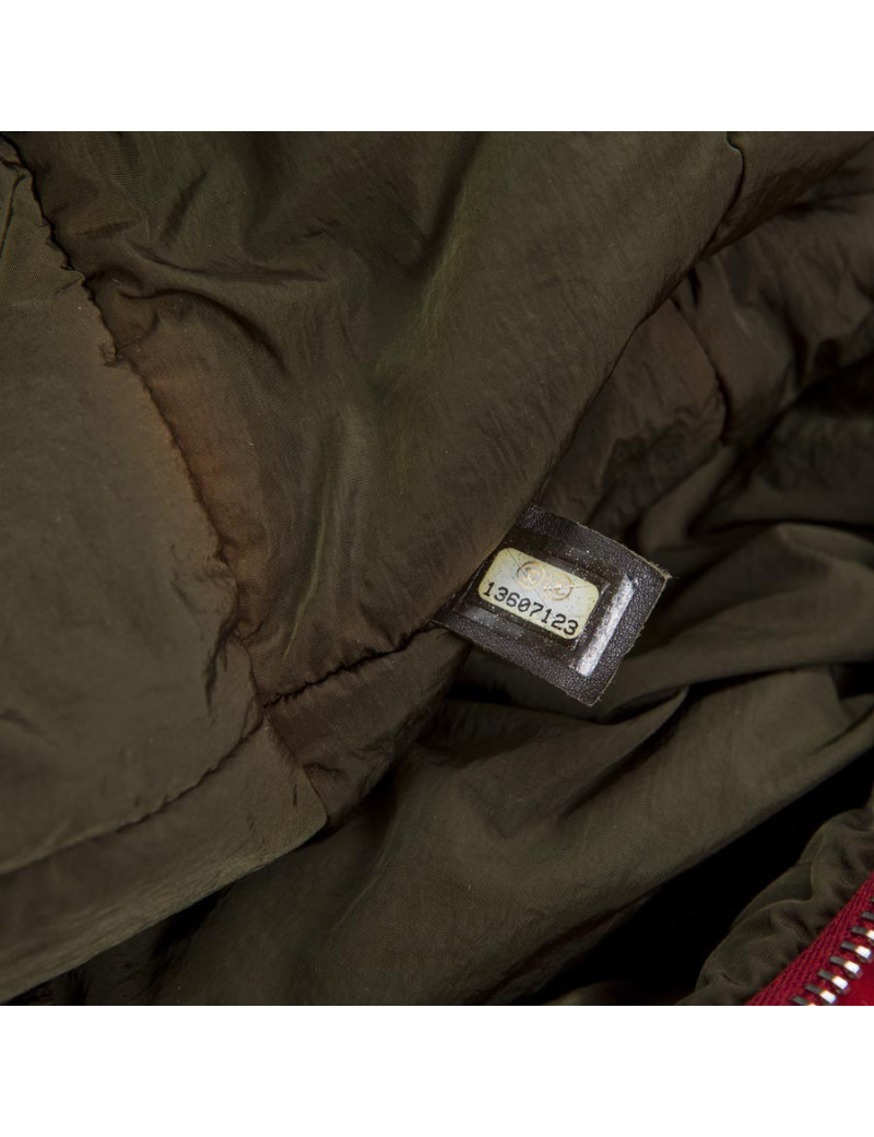 Sac Cocoon CHANEL en toile rouge GM