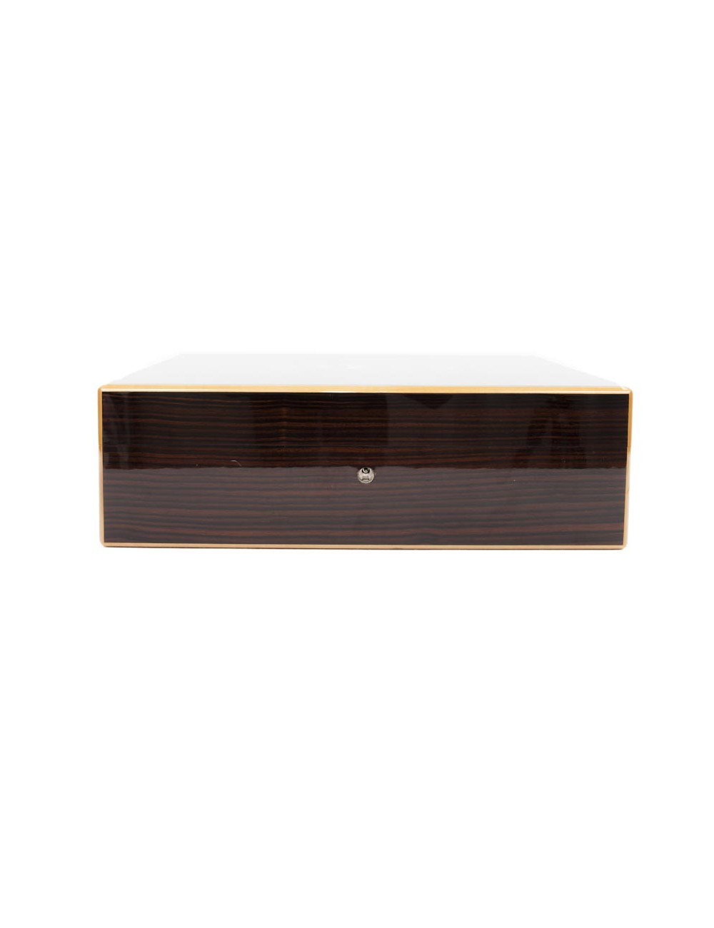 LOUIS VUITTON cigar case in mahogany finish wood ebony