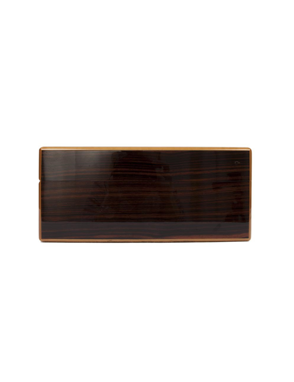 LOUIS VUITTON cigar case in mahogany finish wood ebony