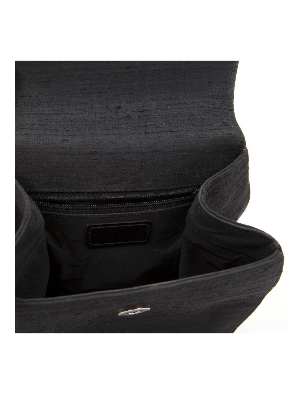 Evening bag CHRISTIAN DIOR silk black