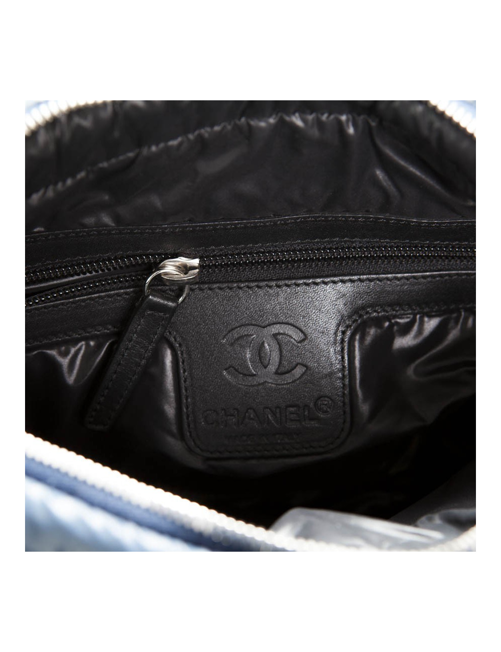 Sac coco cocoon CHANEL à rabat  bleu