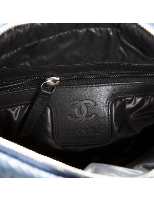 Sac coco cocoon CHANEL à rabat  bleu