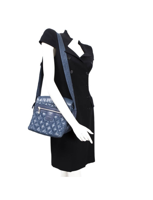 Coco CHANEL cocoon at Blue flap bag