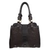 VALENTINO leather bag and braided cotton