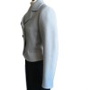 Alaia jacket wool grey T40