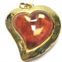 YVES SAINT LAURENT Golden Heart pendant