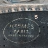 HERMES gloves in dark blue perforated leather size 7