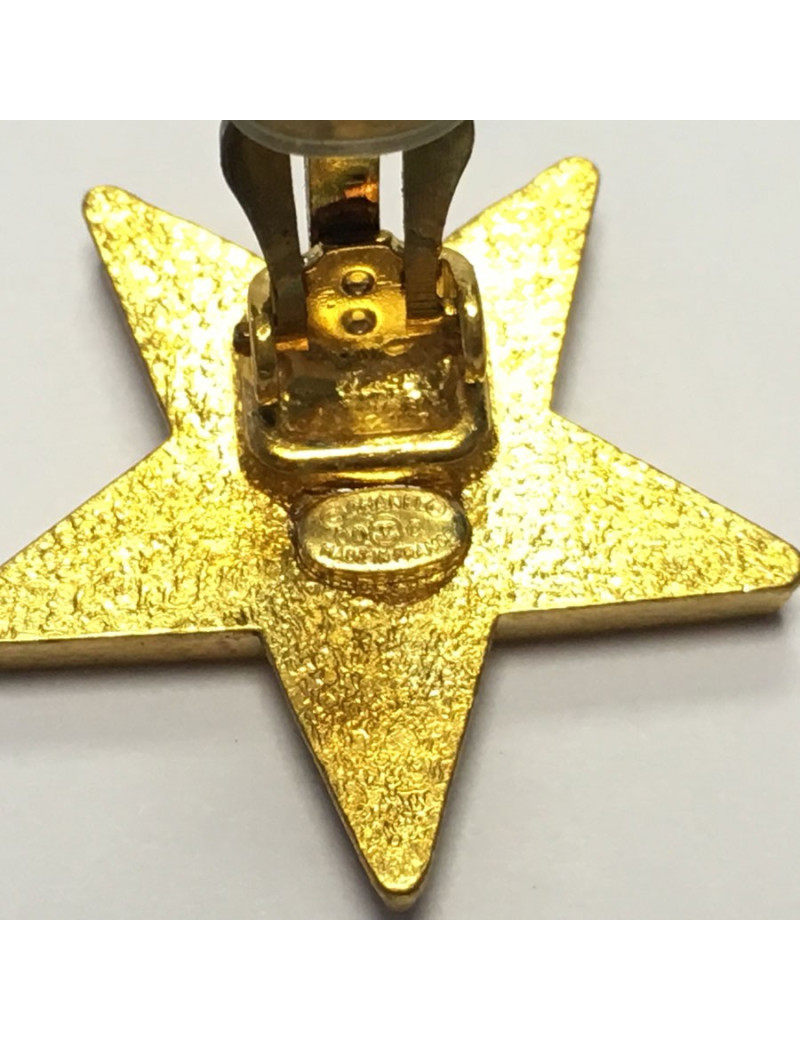 Clips d'oreilles "Étoiles" CHANEL