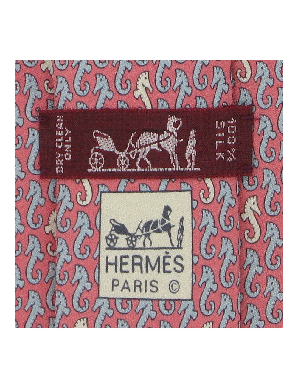 Cravate "Hippocampe" HERMES