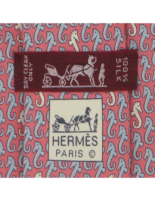 Cravate "Hippocampe" HERMES