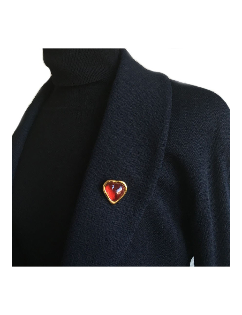 Brooch heart YVES SAINT LAURENT